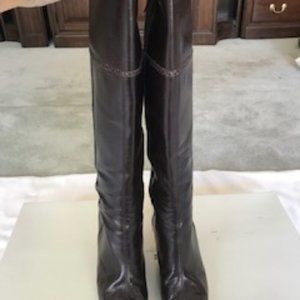 Kate Spade Chocolate Brown Leather Boots - Size 7